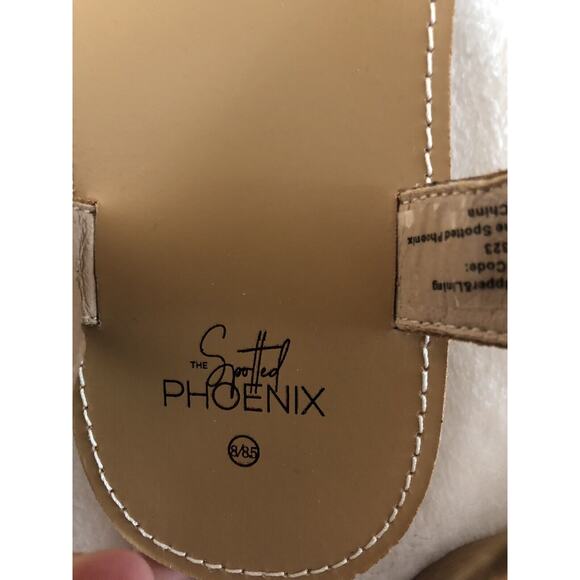 The Spotted Phoenix Womens Sandals 8/8.5 Strap Adjustable Brown Cottagecore - Picture 6 of 12